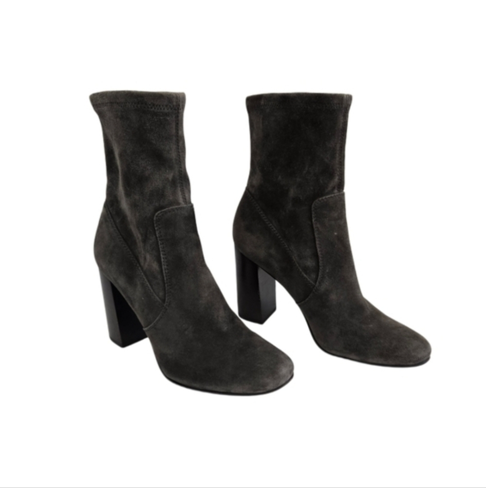 Frye Mina Suede Heeled Sock Boot